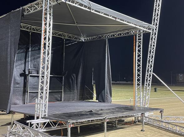 Synergy Productions music structure for outdoor environments
